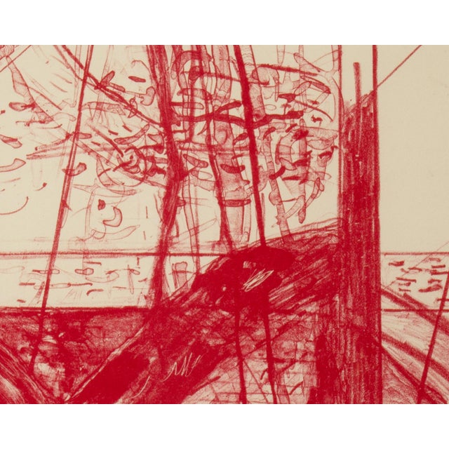 1983 Abstract Lithograph Print by Pat Stier For Sale - Image 4 of 8