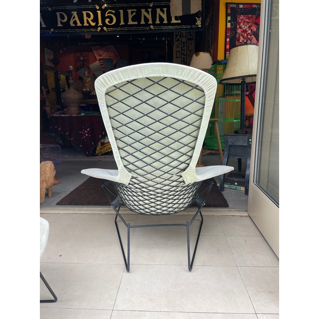 Harry Bertoia Bird Chair and Ottoman For Sale In San Francisco - Image 6 of 8