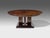Art Deco Art Deco Style, Sunburst Mahogany, Lacquer, Dining Table, Center Table, 20th C. For Sale - Image 3 of 12