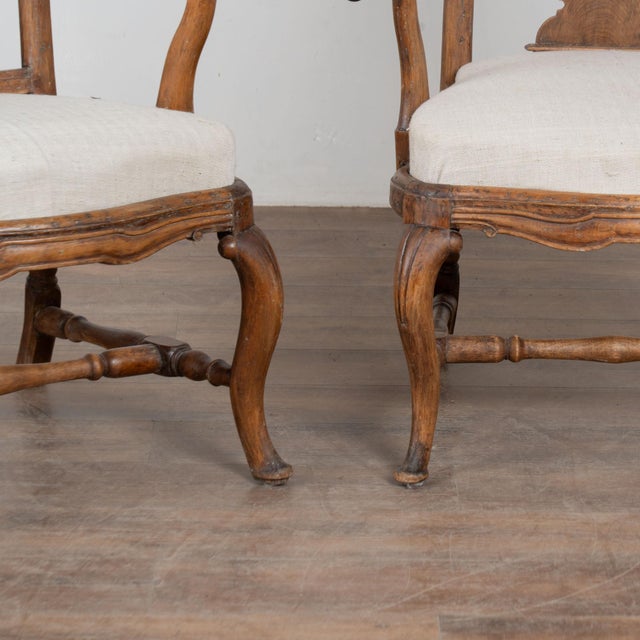 Pair, 18th Century Swedish Baroque Armchairs For Sale - Image 14 of 16