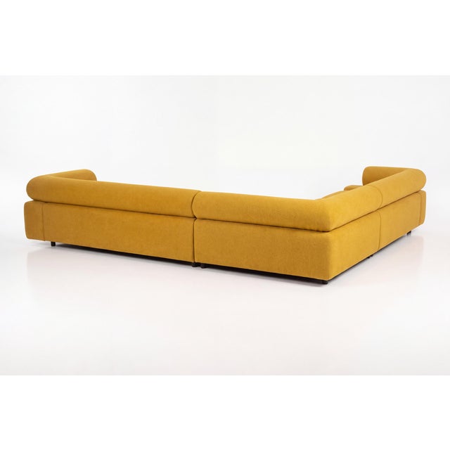 Goldenrod Desgin Studio Sectional in the Style of Vladimir Kagan For Sale - Image 8 of 13