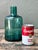 Glass Vintage Teal Glass Vase For Sale - Image 7 of 14