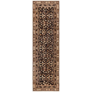 Doris Leslie Blau Antique Agra Indian Beige Runner - c. 1920 (Size Adjusted) For Sale