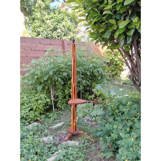 Vintage French Brutalist Floor Lamp, 1970s For Sale - Image 12 of 13