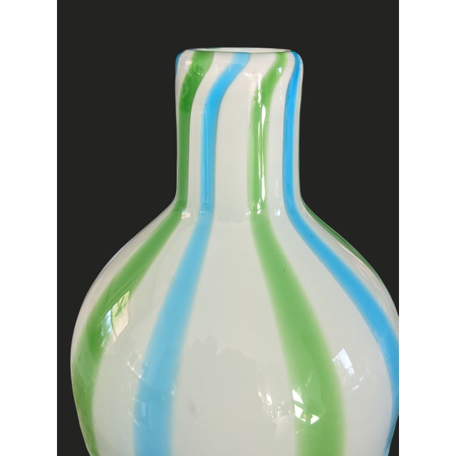 Vintage 1990s Murano Glass Style Gourd Vases- A Pair For Sale - Image 13 of 13
