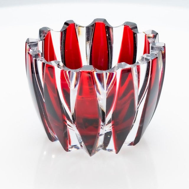 French Baccarat and Sèvres Glass Vases in Crystal, 1990, Set of 3 For Sale - Image 17 of 18