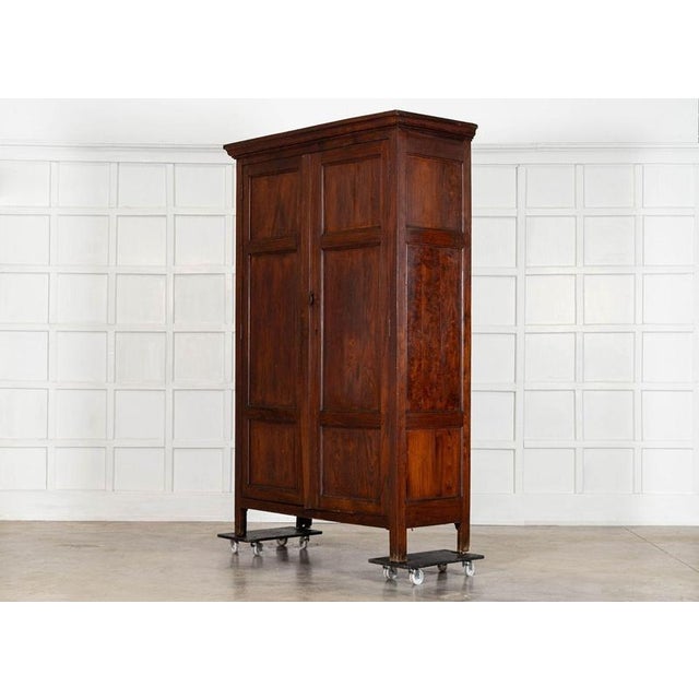 Large 19th Century French Monastery Pine Cabinet, 1890 For Sale - Image 4 of 15