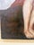 Textile Large Mid-Century Modern Surrealist Naked Female Figure Oil Painting on Canvas – 27x50 For Sale - Image 7 of 9