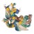 Chinese Ceramic Tileworks Warrior on Phoenix Wall Hanging Figurine For Sale