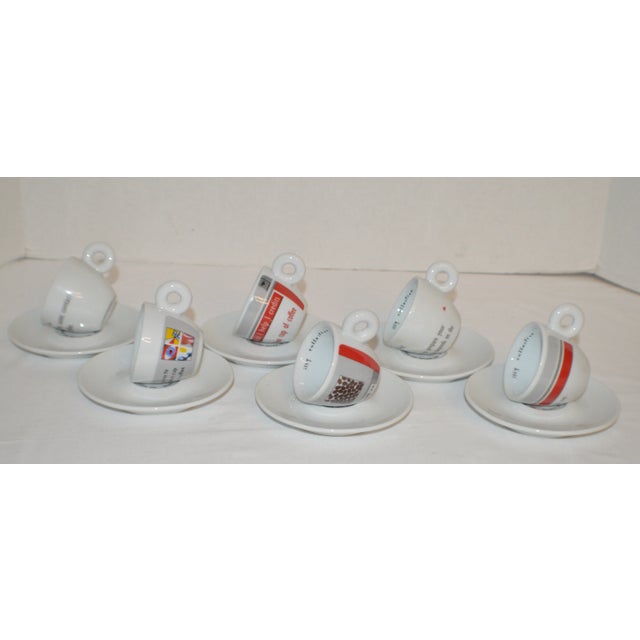 2002 Illy Art Collection Maria Joao Calisto Espresso Demitasse Cups