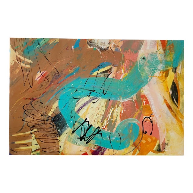 Monika Rossa, Abstraction, 2022, Oil on Canvas For Sale