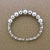 Silver Tahitian Pearl Diamond Pave Gold Bangle Bracelet For Sale - Image 8 of 8