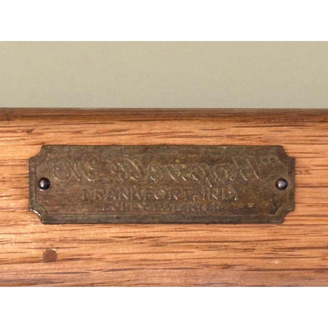 1920s 1920s Antique McDougall Hoosier Wood Cabinet With Pie Safe and Flour Sifter For Sale - Image 5 of 12