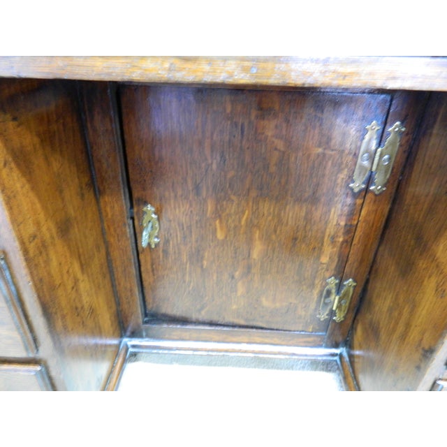 Oak Knee Hole Desk by W.R. Simkin For Sale - Image 10 of 18