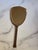 Vintage Mid-Century Metal and Glass Floral Vanity Hand Mirror For Sale - Image 4 of 4