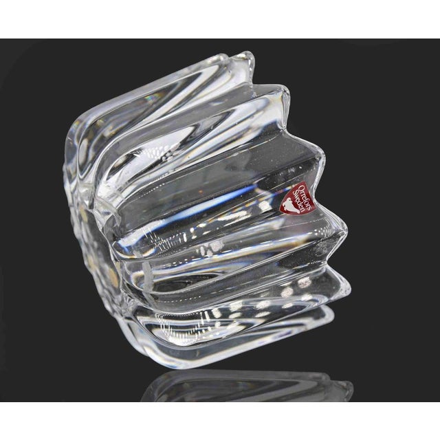 Glass Vessel from Orrefors Sweden, 1970s For Sale - Image 3 of 6