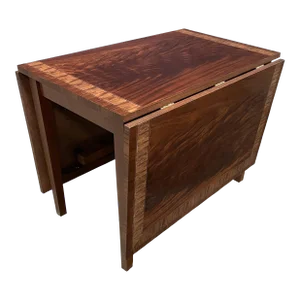 Mahogany Drop-Leaf Table by Leighton Hall Made-To-Order