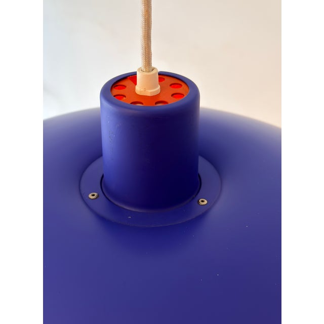 Louis Poulsen Blue PH 4/3 Pendant Lamp by Poul Henningsen for Louis Poulsen, Denmark, 1970s For Sale - Image 4 of 18