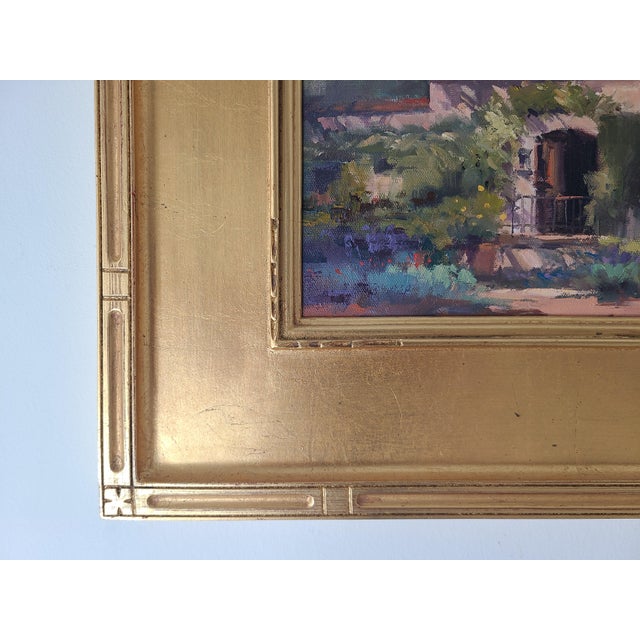 Ron Chesley Plein Air Oil Painting of the Old Mill in San Marino, California For Sale - Image 9 of 12