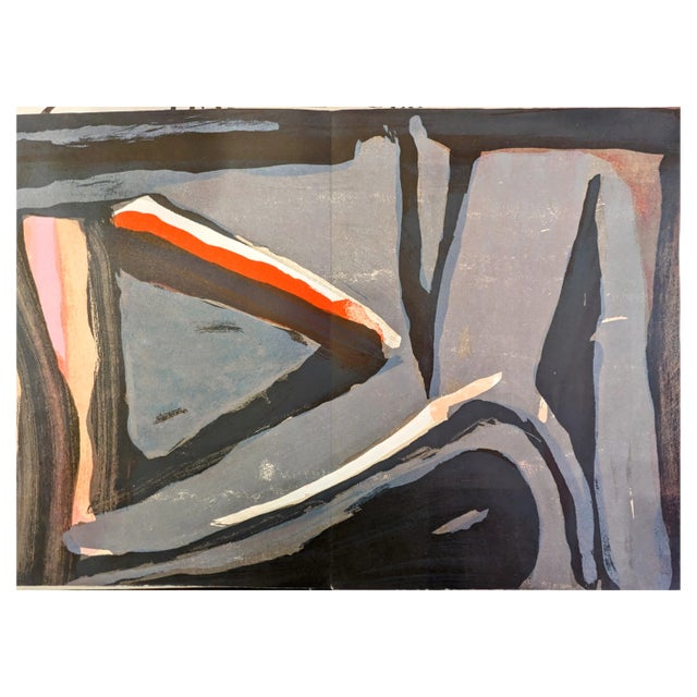 Bram Van Velde, The Saved One, Original Lithograph, 1980 For Sale