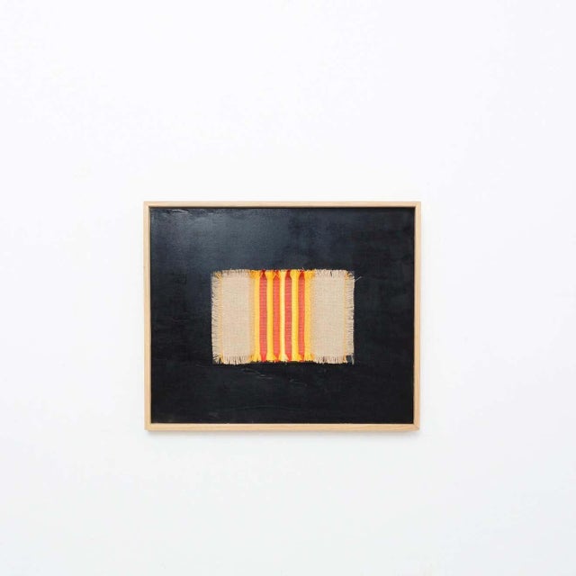 Limited edition tapestry by the Spanish textile artist Grau Garriga, circa 1975. Artwork number 290/500. In original...