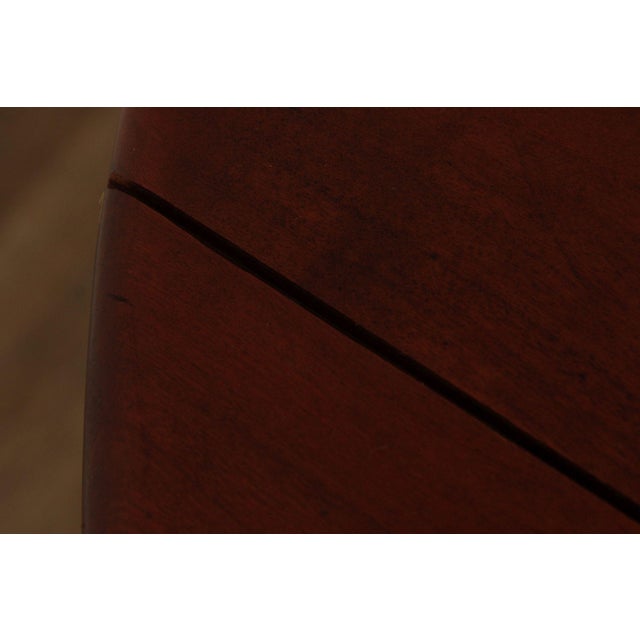 Late 20th Century Primitive Farmhouse Style Round Plank Top Dining Table For Sale - Image 5 of 12