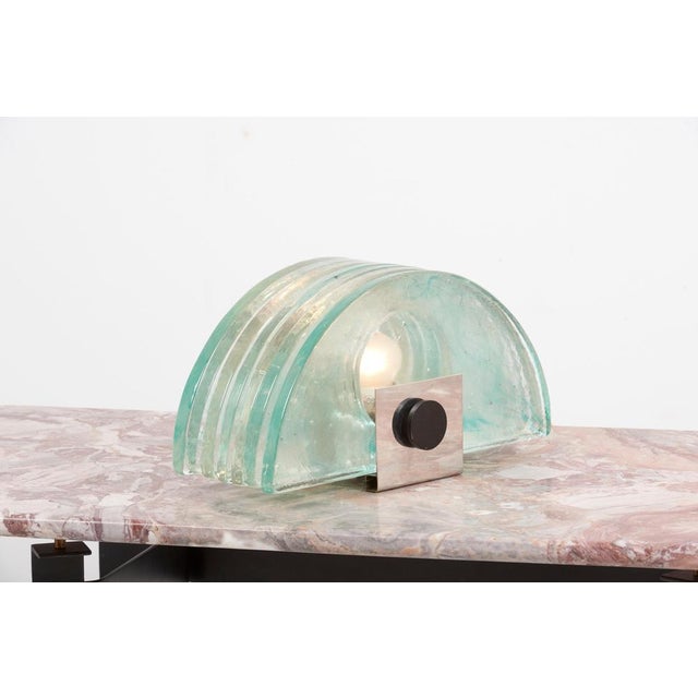 Table Lamp Glass from Galotti & Radice, Italy, 1950s For Sale - Image 4 of 12