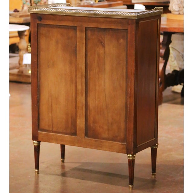 Early 20th Century French Louis XVI Marble Top Chiffonier by A. Mailfert For Sale - Image 11 of 13