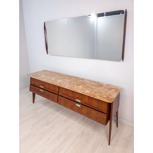 Mid-Century Sideboard with Mirror from La Permanente Mobili Cantù, 1950s, Set of 2 For Sale - Image 15 of 18