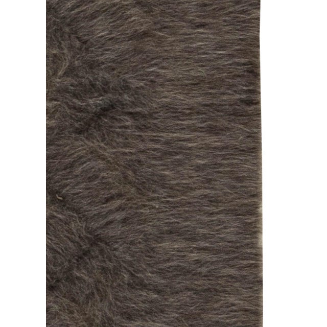 Early 21st Century Taurus Collection Modern Geometric Brown Goat Hair Rug by Doris Leslie Blau For Sale - Image 5 of 7