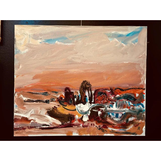 Oil on canvas sold without frame Jean Krillé is a Swiss artist from Geneva, recognized for his significant contributions...