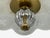 Nils Landberg, Rare Chandelier, Etched Glass, Brass, Sweden, 1940s For Sale - Image 10 of 13