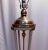 Late 20th Century 1980s Post-Modern Brass and Metal Floor Lamp With Black Shade by Hart Associates - Art Deco Style For Sale - Image 5 of 12