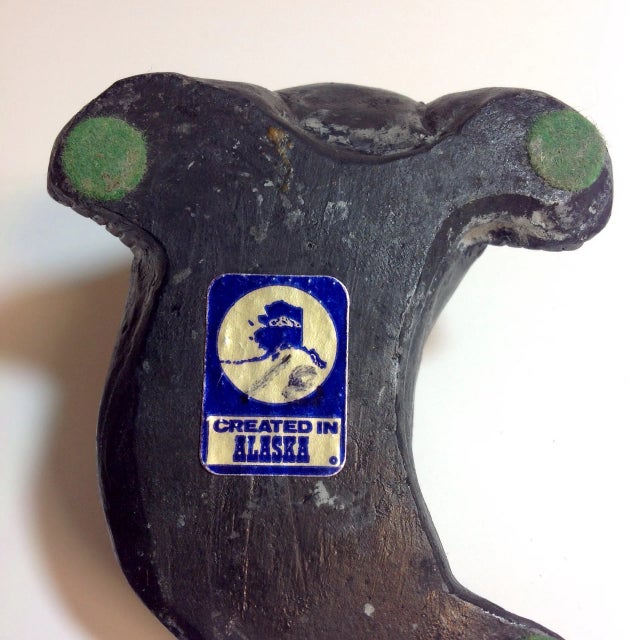 Alaskan Black Stone Seal Carving For Sale In Dallas - Image 6 of 6
