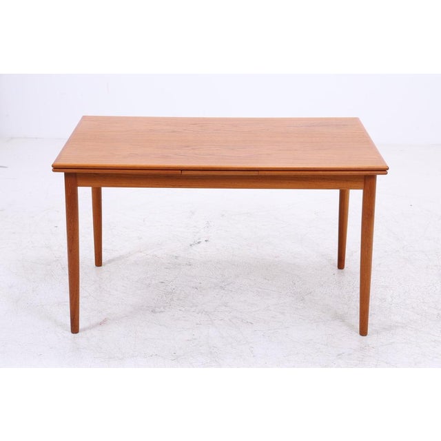 Vintage Danish Extendable Dining Table in Teak For Sale - Image 14 of 14