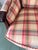 Vintage Madras Plaid Silk Upholstered Accent Chair Made by Owners Select HighPoint North Carolina, Pink Plaid Silk Chair Custom Made For Sale - Image 11 of 18