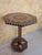 Beige Marquetry Side Table, 1950 For Sale - Image 8 of 8