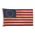 Vintage Cotton Betsy Ross American Flag With Embroidered Stars For Sale