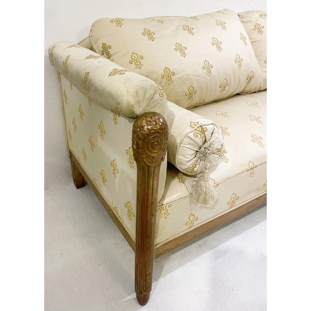 Art Deco Sofa attributed to Maurice Dufrêne, 1930s For Sale - Image 4 of 10