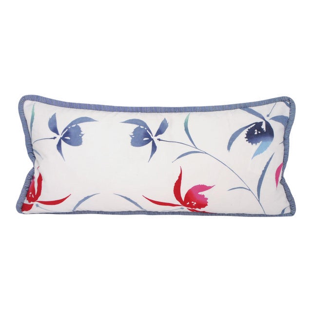 Japanese Botanical Yukata Kimono Pillow Chairish