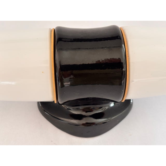 Wilhelm Wagenfeld Model 6066 Sconce in Ceramic by Wilhelm Wagenfeld for Lindner, 1950s For Sale - Image 4 of 13