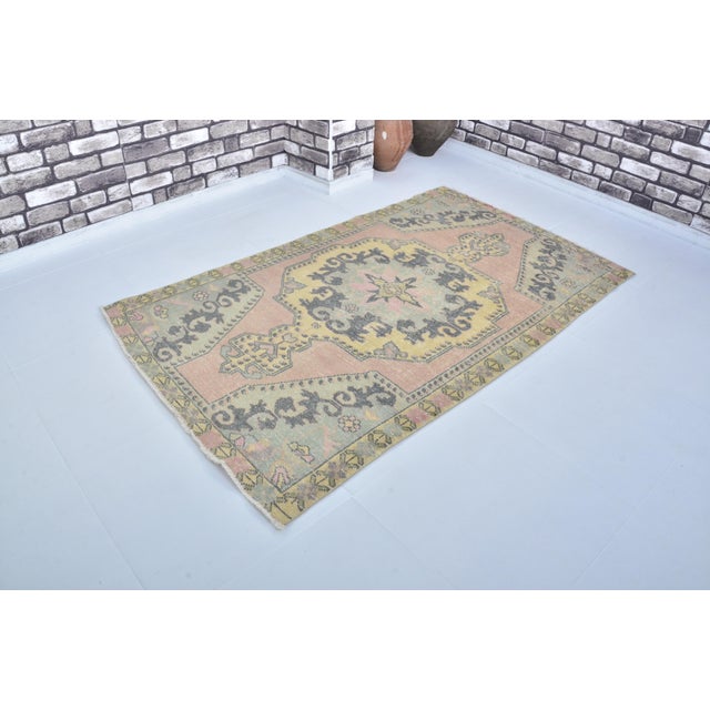 1960s Vintage Handknotted Floor Rug For Sale - Image 5 of 10