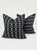 Elevate your space with this stunning pair of custom-made accent pillows featuring the highly coveted Hermès "Pavage...