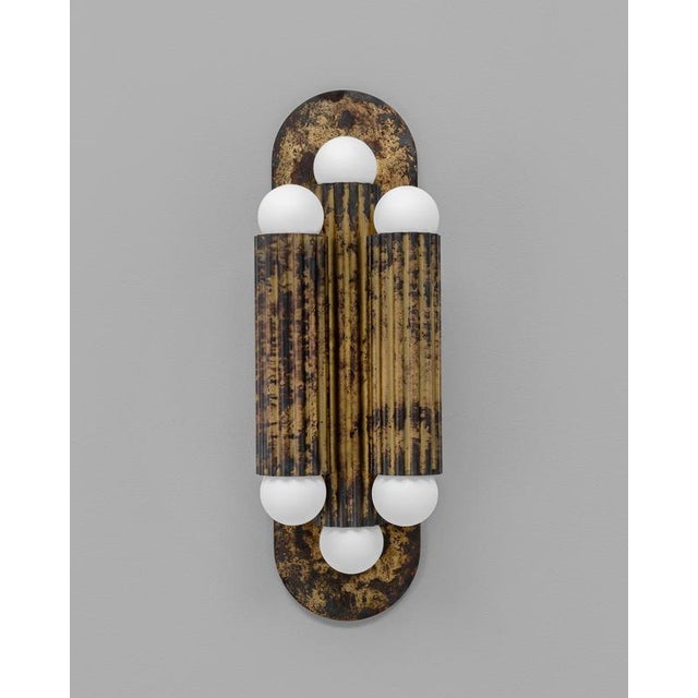 Contemporary Vesta Triple Wall Sconce by Schwung For Sale - Image 3 of 18