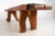 Mid-Century Rustic Wood Slab Coffee Table For Sale - Image 4 of 9