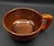 Mid-Century Modern Mid Century Modern Frankoma Pottery Lazy Bones Red Orange Brown Large Soup Chili Coffee Cup For Sale - Image 3 of 4