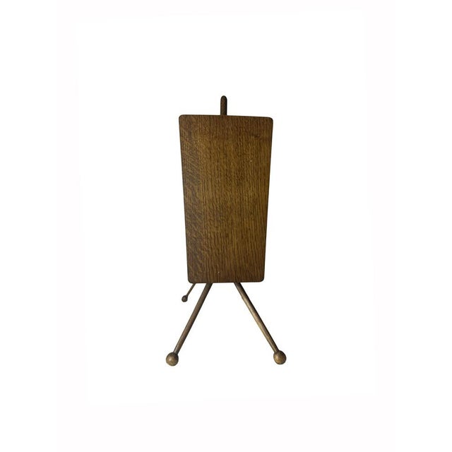 1960s Mid-Century Magazine Rack in White Oak and Mahogany Stain, 1950s For Sale - Image 5 of 13