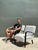 Vintage MCM Black Wood Lounge Chairs - Pair For Sale - Image 9 of 13