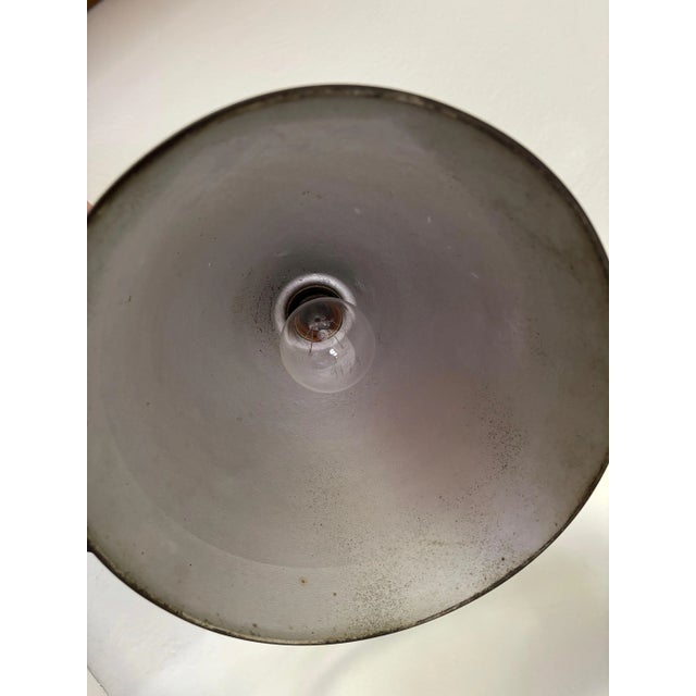 Antique Bradley and Hubbard Style Art Nouveau Brass Desk Lamp Harp Bell Handel Era For Sale - Image 10 of 11