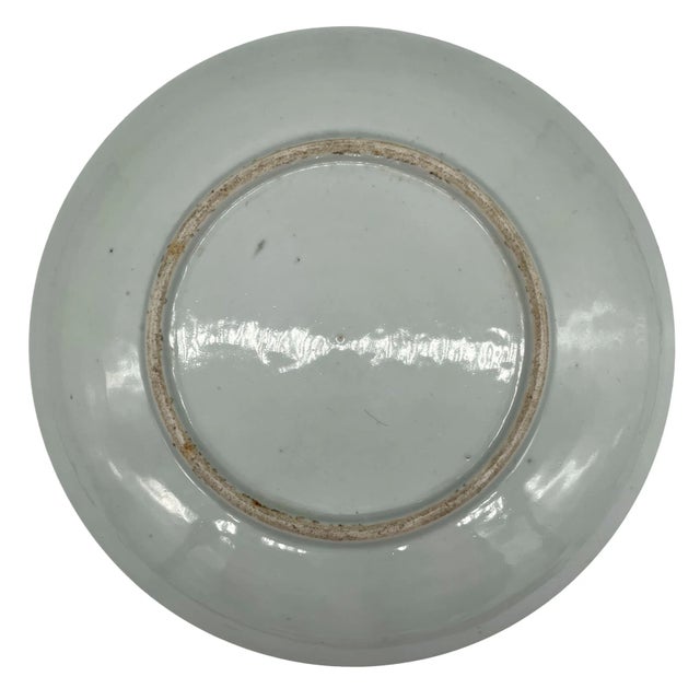 Canton Famille Rose Mandarin Pattern Charger, Qing Dynasty, Ca. 1890 For Sale - Image 12 of 13